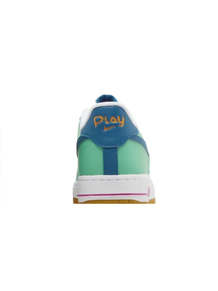 Кроссовки Nike Air Force 1 LV8 GS 'White Spring Green' — изображение 8 из 9