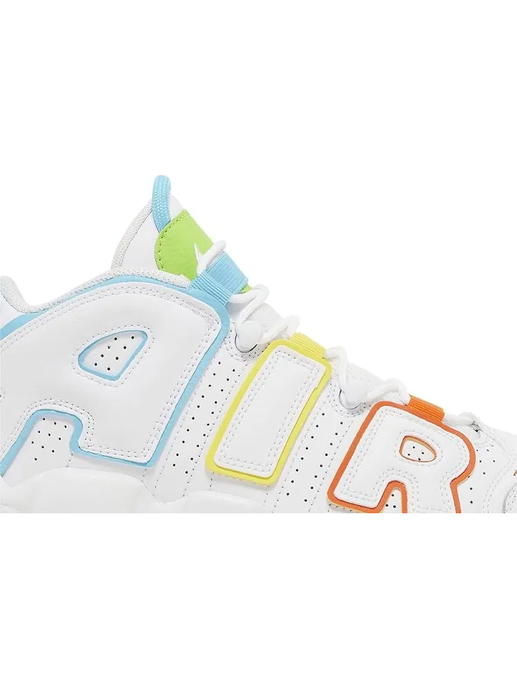 Кроссовки Air More Uptempo GS 'White Rainbow' — изображение 2 из 4, мульти