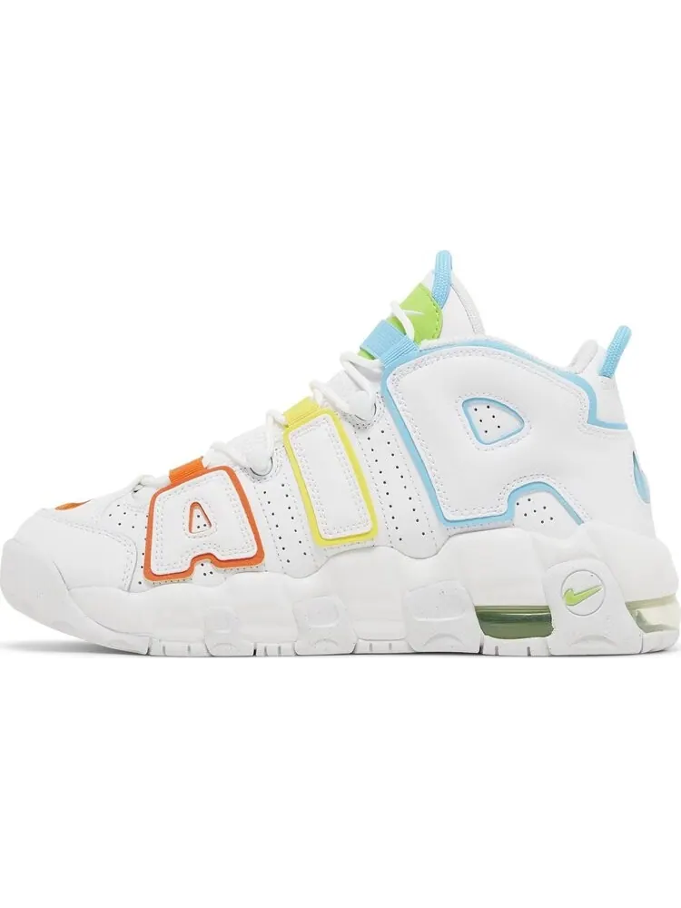 Кроссовки Air More Uptempo GS 'White Rainbow' — изображение 3 из 4, мульти