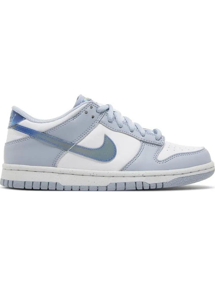 Кроссовки Dunk Low Next Nature GS 'Blue Whisper Lenticular' — изображение 1 из 4, синий