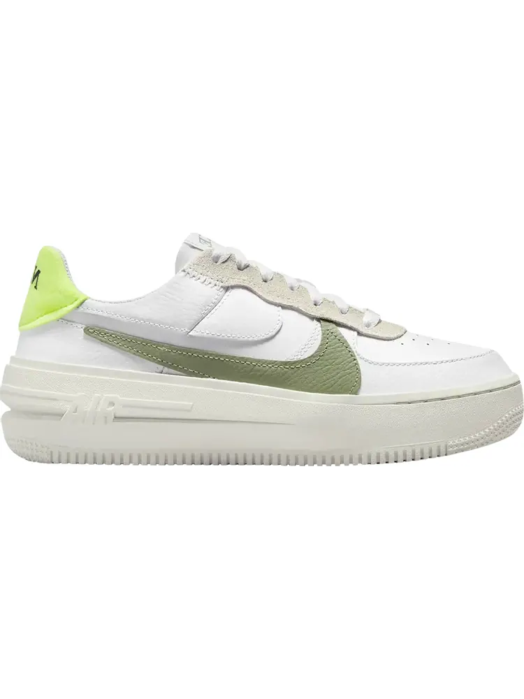 Кроссовки Wmns Air Force 1 PLT.AF.ORM 'White Oil Green' — изображение 1 из 1, белый