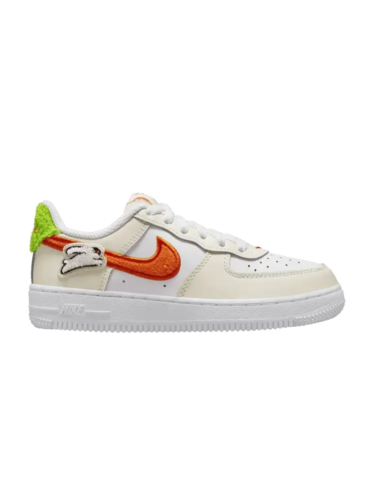 Кроссовки Nike Force 1 LV8 PS 'Year of The Rabbit' — изображение 1 из 1, белый/белый//оранжевый