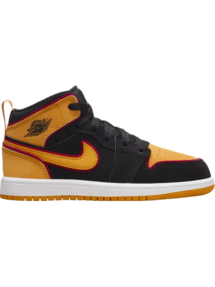 Кроссовки Air Jordan 1 Mid SE PS 'Vivid Orange' — изображение 1 из 1, черный