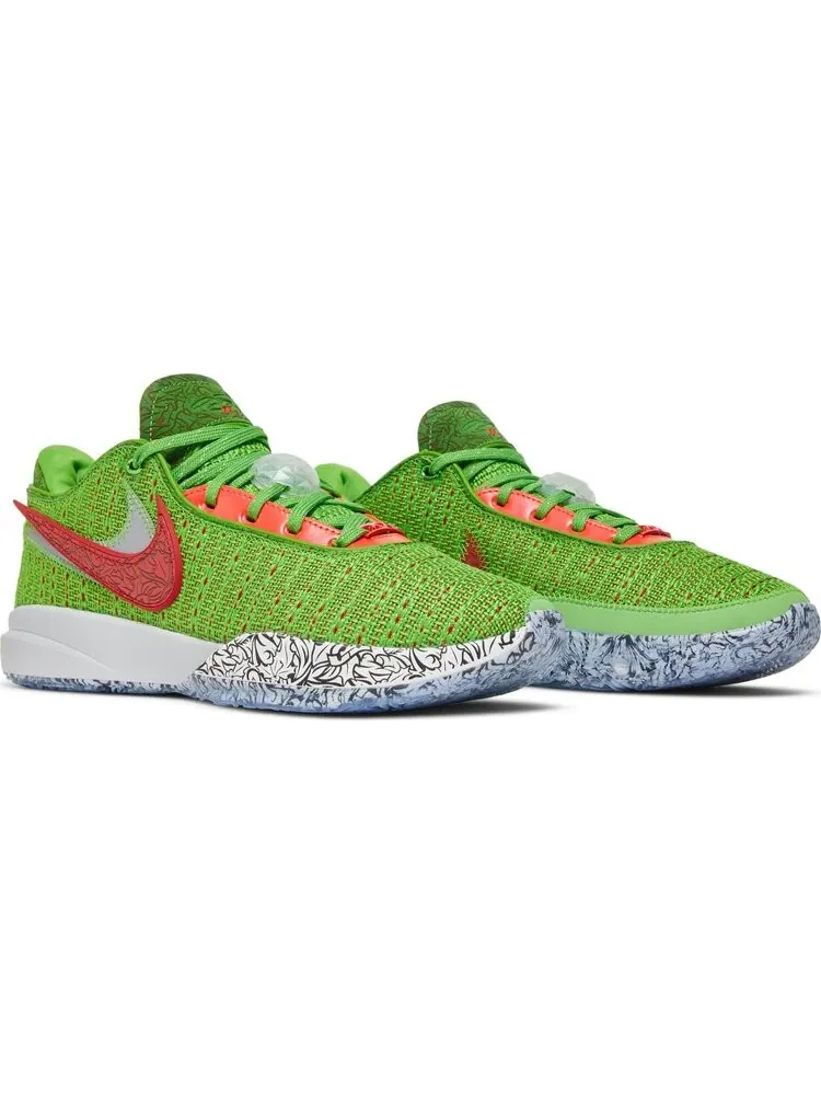 Кроссовки Nike LeBron 20 'Stocking Stuffer' — изображение 8 из 8, зеленый