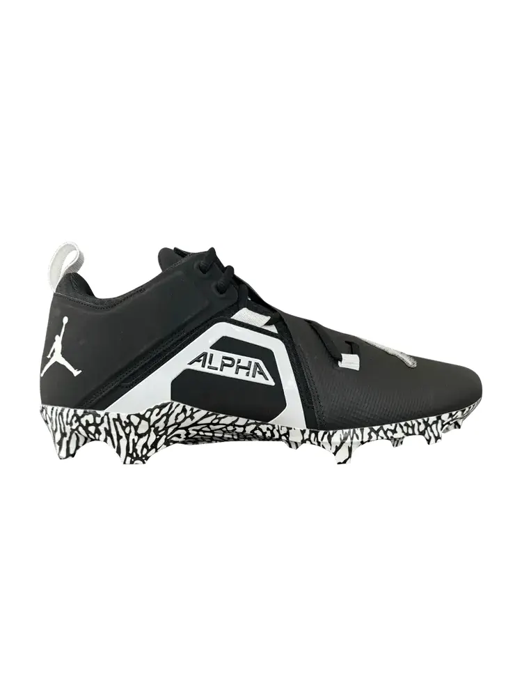 Кроссовки Jordan Alpha Menace Pro 3 Low 'Black White' — изображение 1 из 1, белый