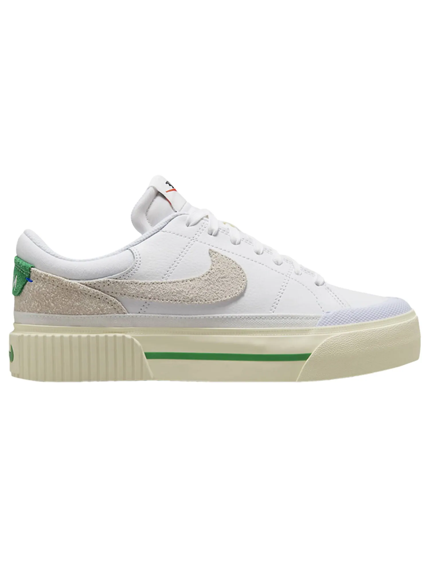 Кроссовки Nike Wmns Court Legacy Lift 'White Stadium Green' — изображение 1 из 1, белый