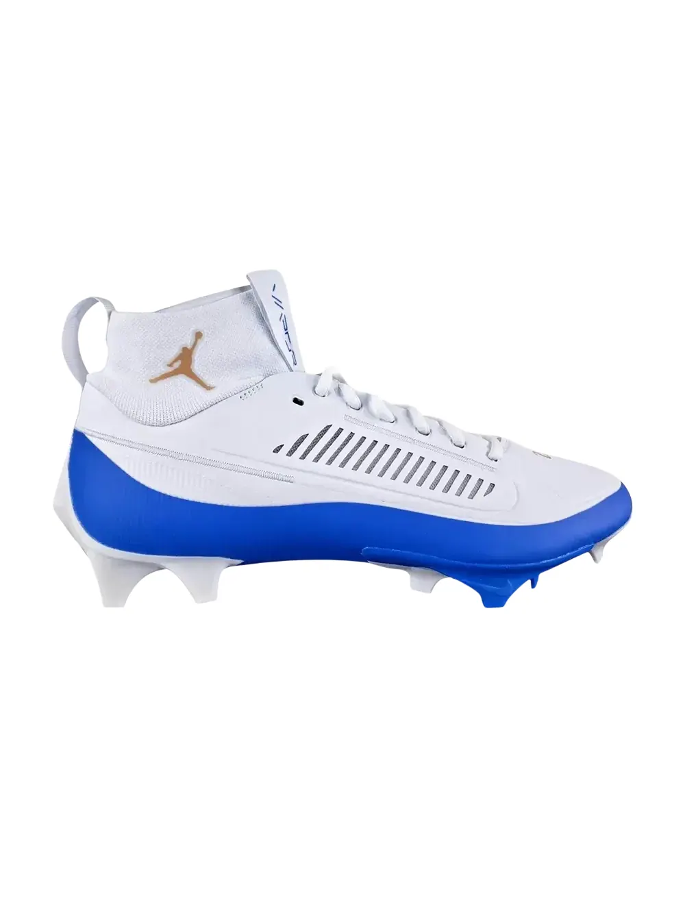 Кроссовки Air Jordan Vapor Edge Pro 2 PE — изображение 1 из 1, белый/золотистый/синий