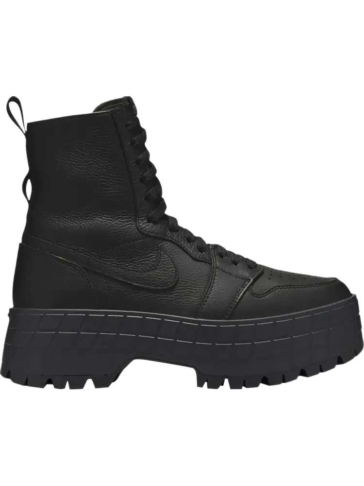 Кроссовки Wmns Air Jordan 1 High Brooklyn 'Triple Black' — изображение 1 из 1, черный