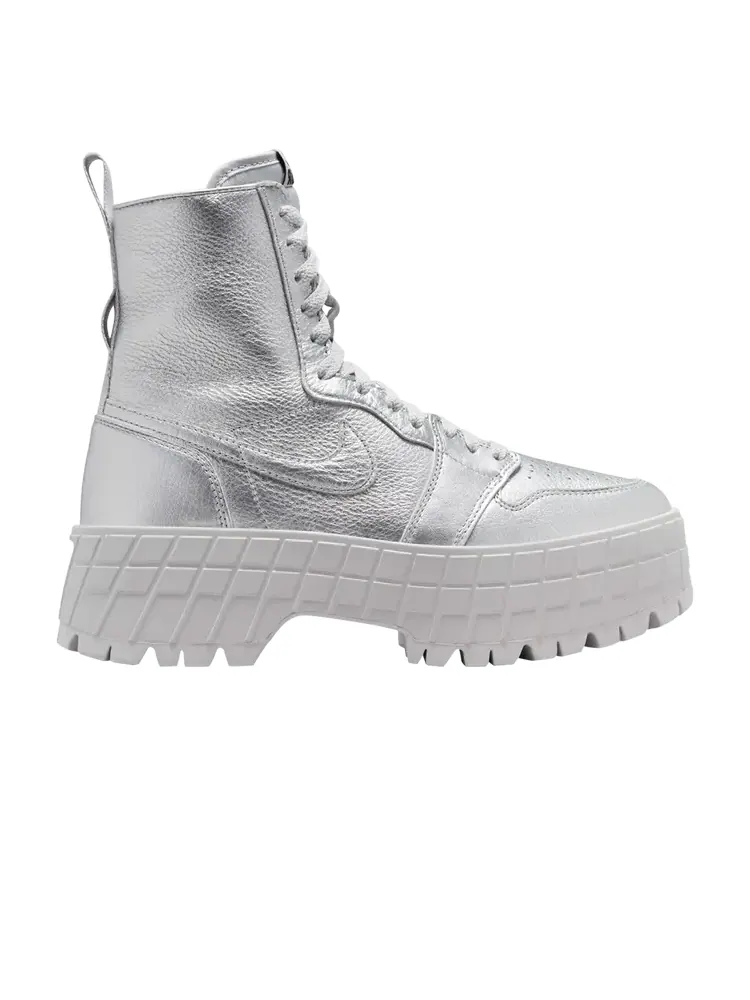 Кроссовки Wmns Air Jordan 1 High Brooklyn — изображение 1 из 1, металлик серебристый