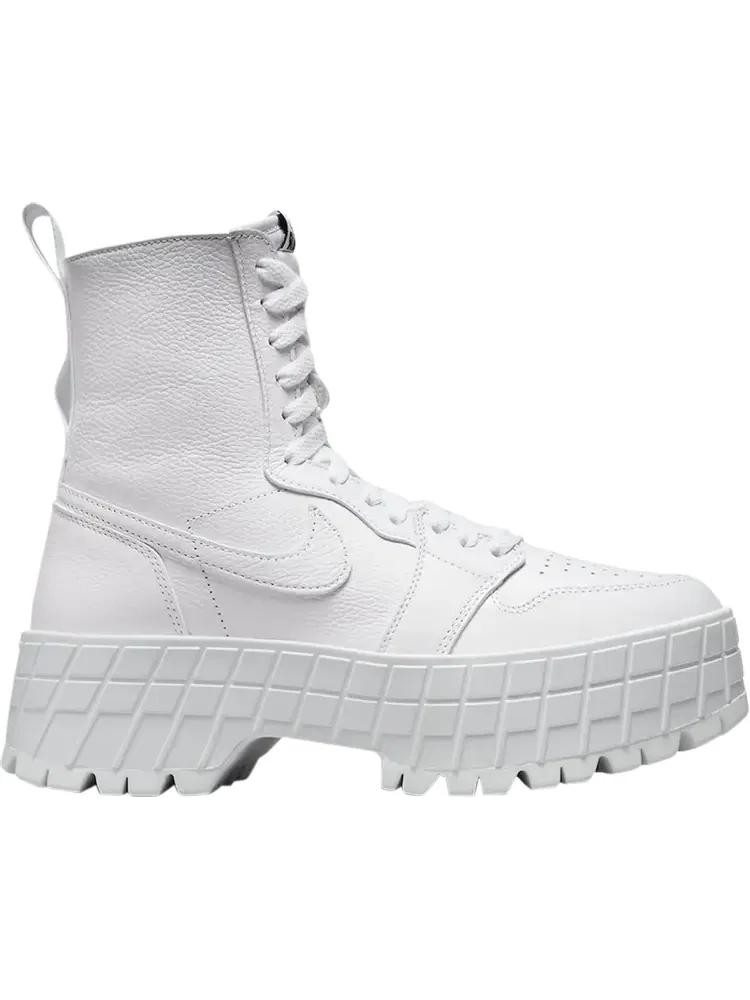 Кроссовки Wmns Air Jordan 1 Brooklyn 'Triple White' — изображение 1 из 1, белый