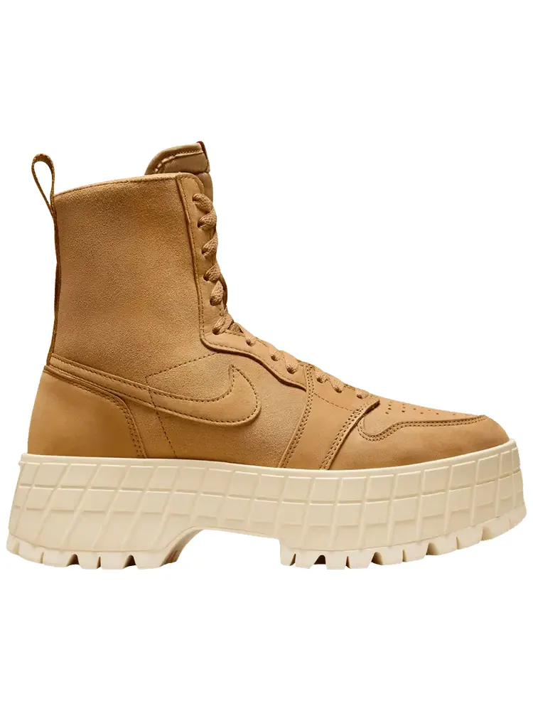 Кроссовки Air Jordan Wmns Air Jordan 1 High Brooklyn 'Wheat Muslin' — изображение 1 из 1, бежевый