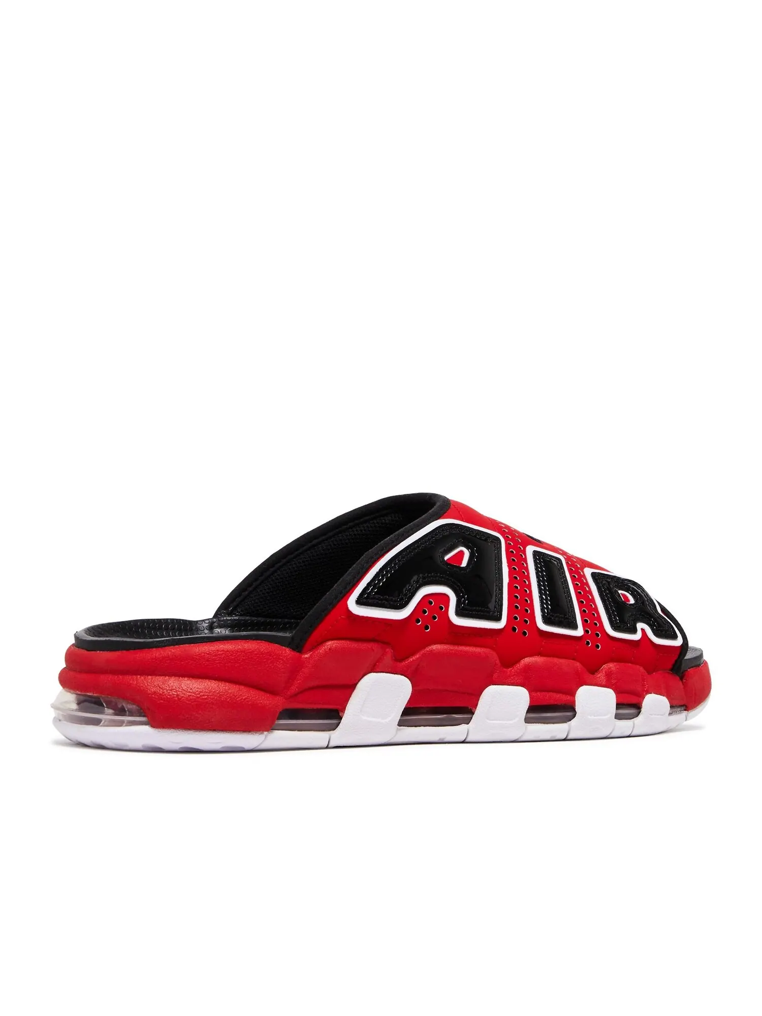 Кроссовки Nike Air More Uptempo Slide 'Bulls' — изображение 3 из 4, красный
