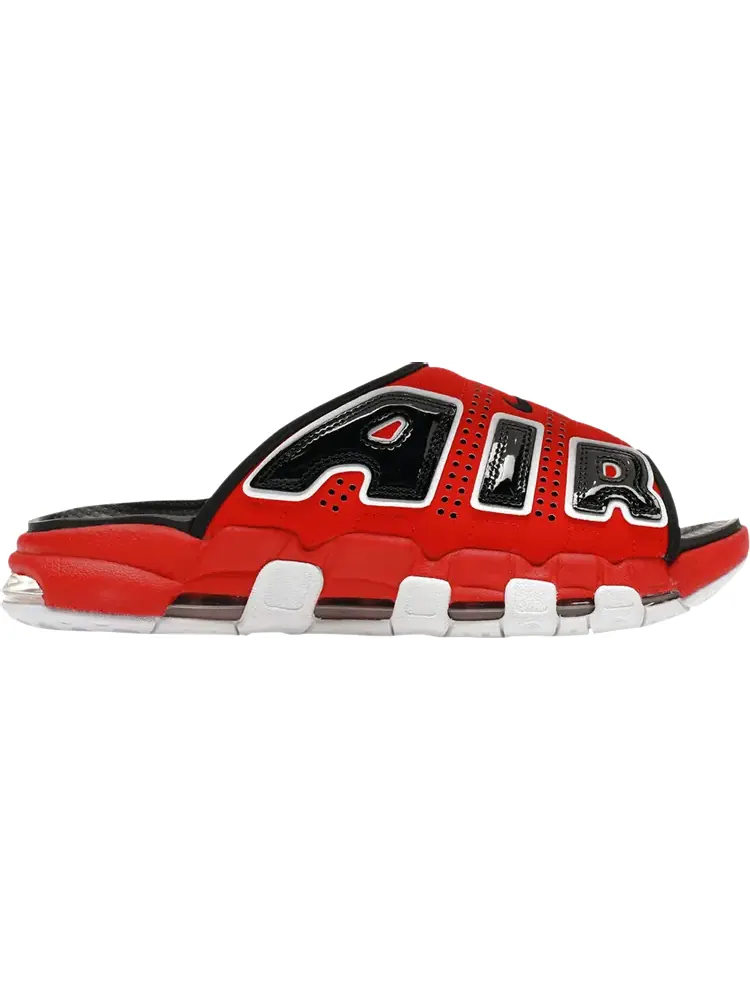 Кроссовки Air More Uptempo Slide 'Bulls' — изображение 1 из 1, красный