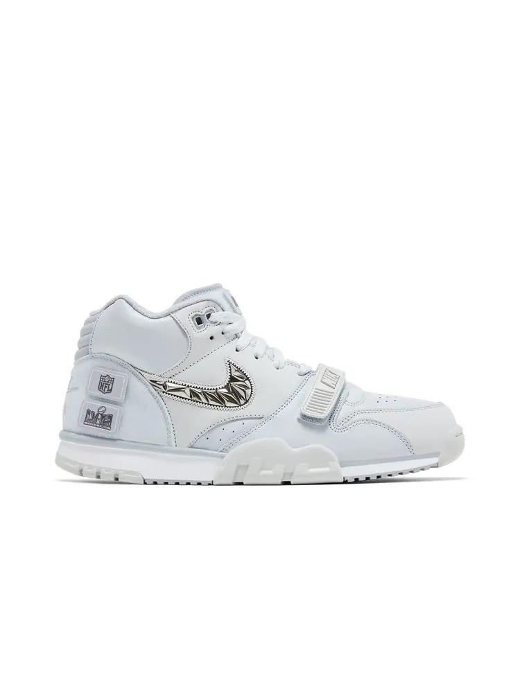 Кроссовки Air Trainer 1 'Super Bowl LVIII - Pure Platinum' — изображение 1 из 8, платиновый