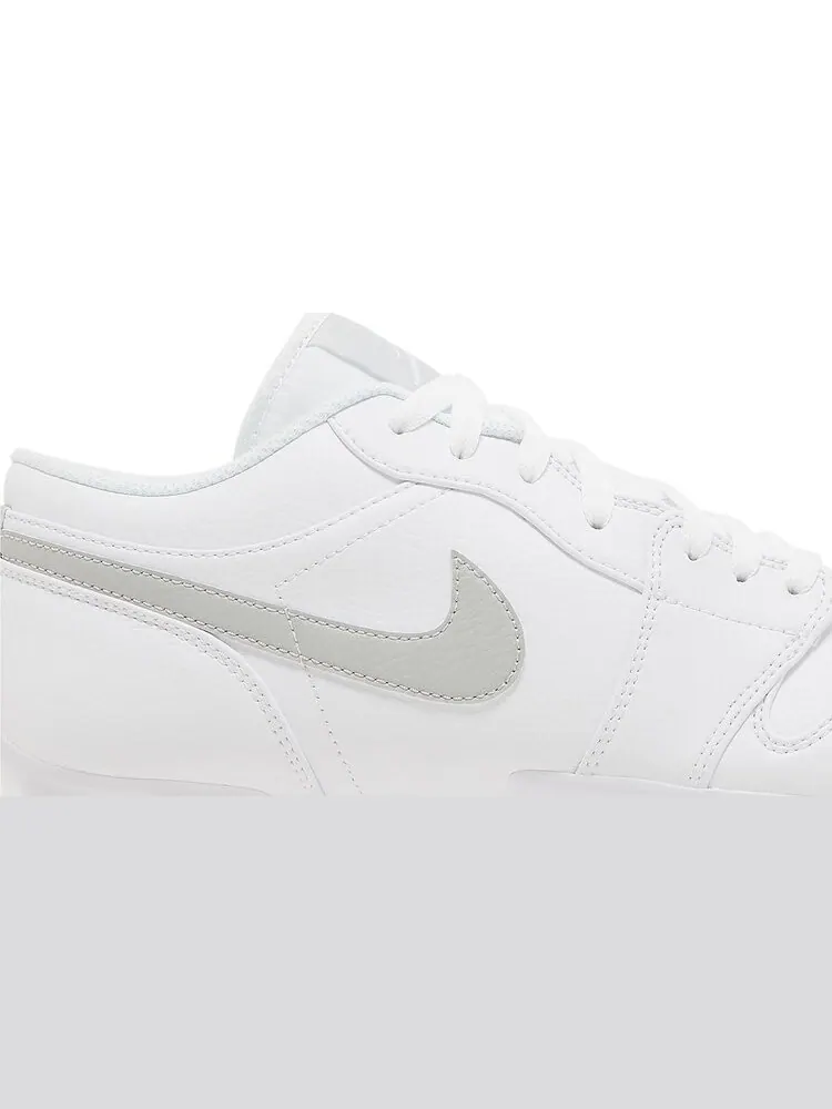 Кроссовки Jordan 1 Low TD Cleat 'Grey Fog' — изображение 2 из 4, белый