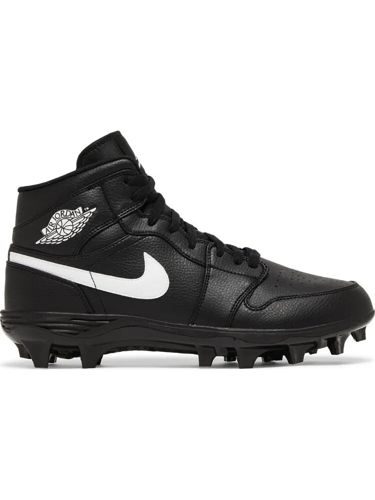 Кроссовки Jordan 1 Mid TD Cleat 'Black' 2023 — изображение 1 из 4, черный