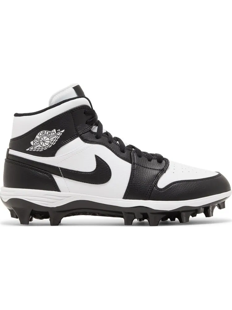 Кроссовки Jordan 1 Mid TD Cleat 'Black White' 2023 — изображение 1 из 4, черный