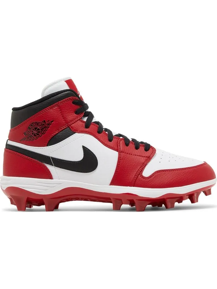 Кроссовки Jordan 1 Mid TD Cleat 'Chicago' 2023 — изображение 1 из 4, красный