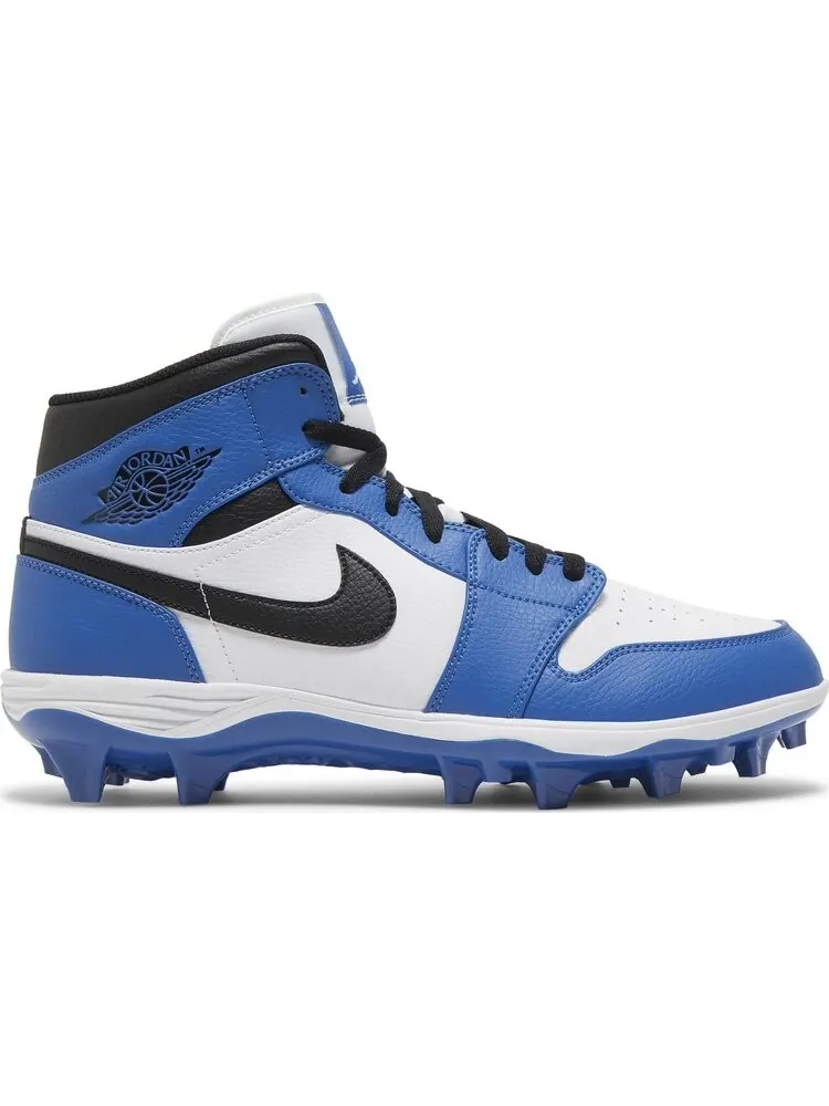 Кроссовки Jordan 1 Mid TD Cleat 'White Black Royal' — изображение 1 из 4, синий