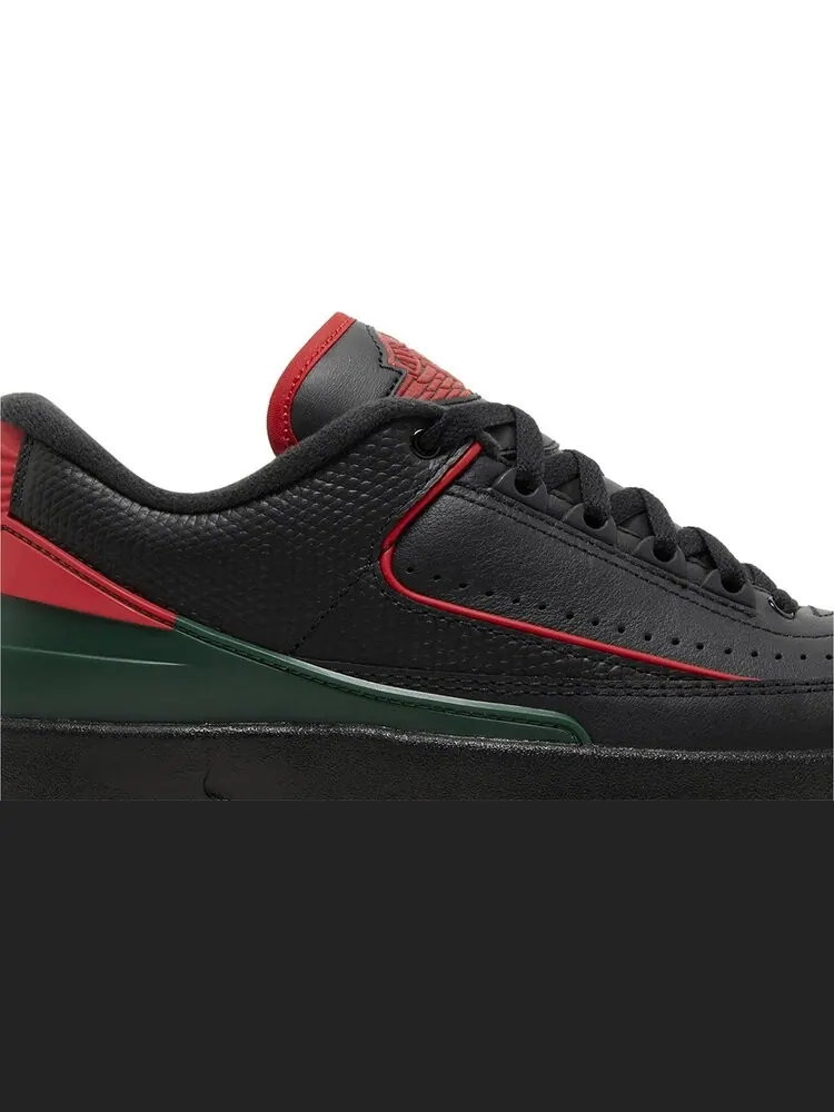 Кроссовки Air Jordan 2 Retro Low GS 'Christmas' — изображение 2 из 4, черный