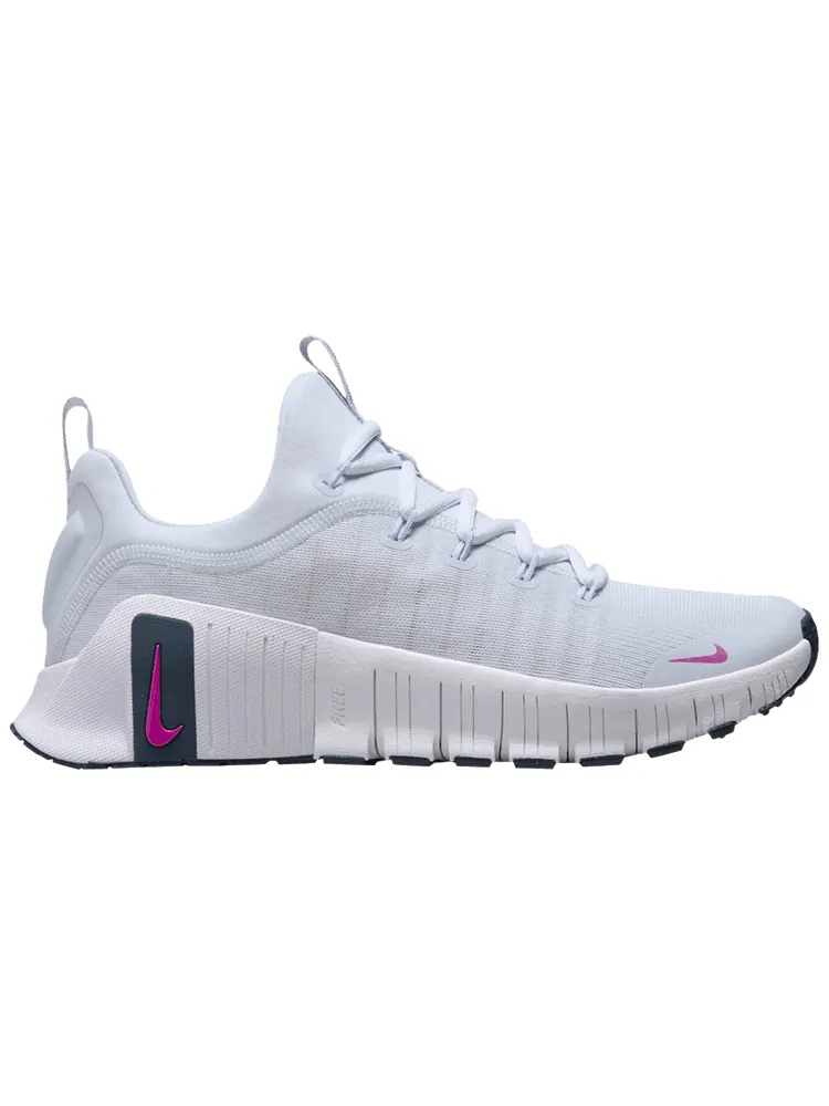 Кроссовки Nike Wmns Free Metcon 6 'Football Grey Hot Fuchsia' — изображение 1 из 1, серый