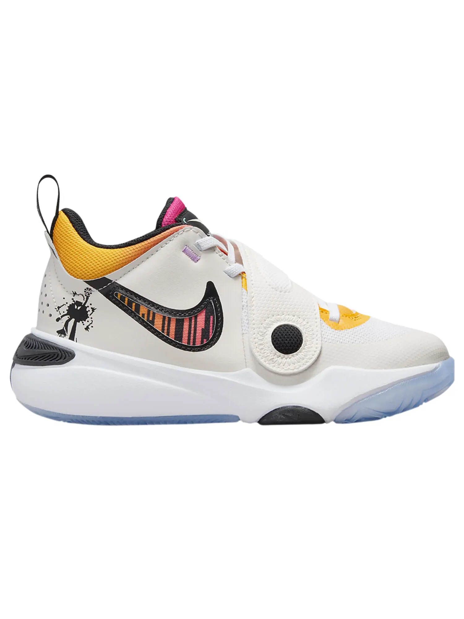 Кроссовки Nike Team Hustle D11 GS 'Doodles' — изображение 1 из 1, белый