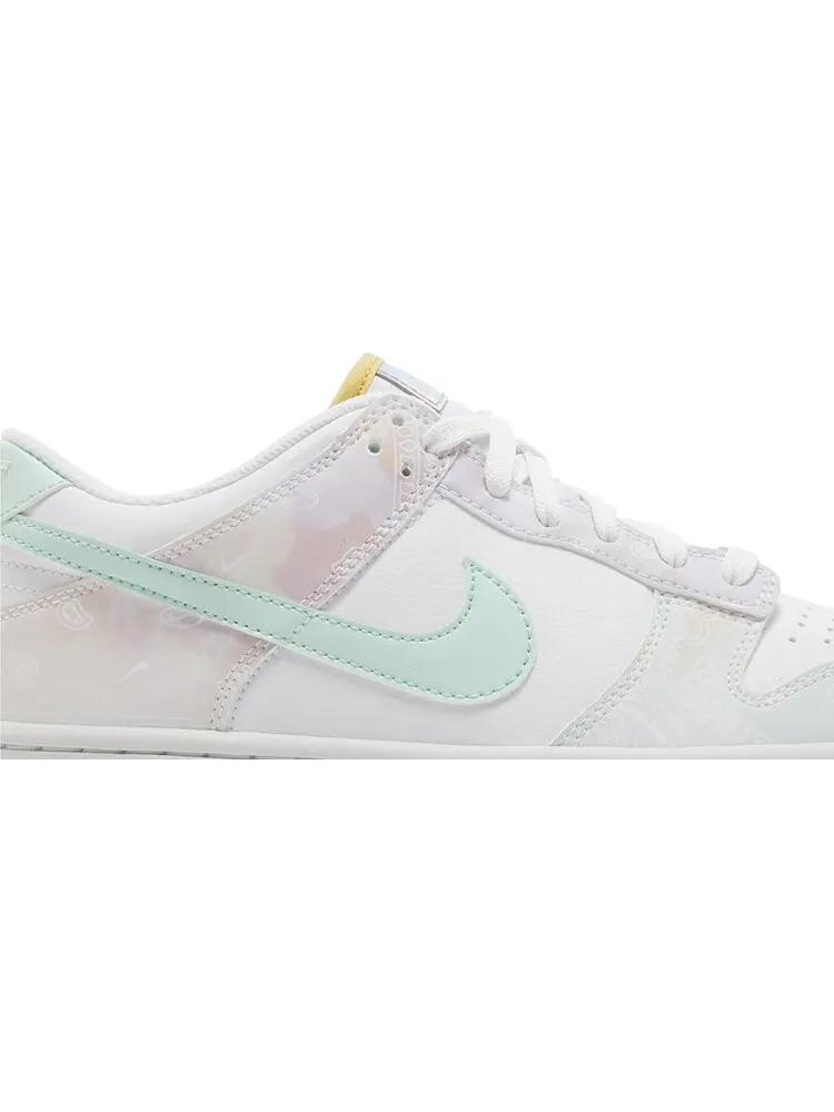 Кроссовки Dunk Low GS 'Pastel Paisley' — изображение 2 из 4, белый