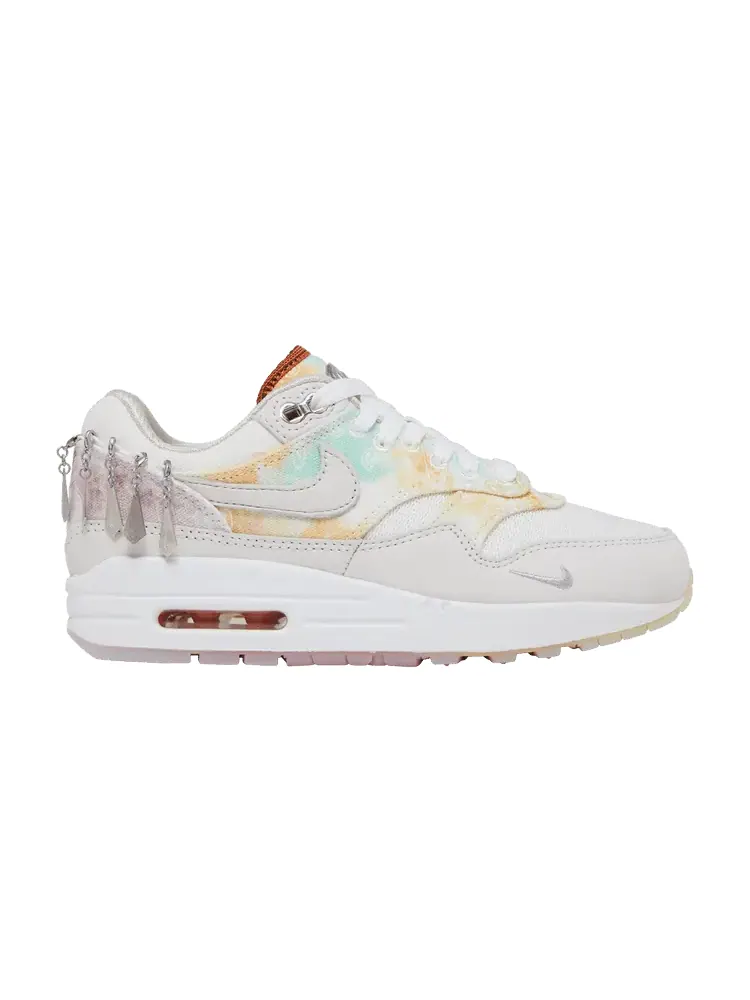 Кроссовки Nike Wmns Air Max 1 '87 'Metal Charms' — изображение 1 из 9, белый/белый