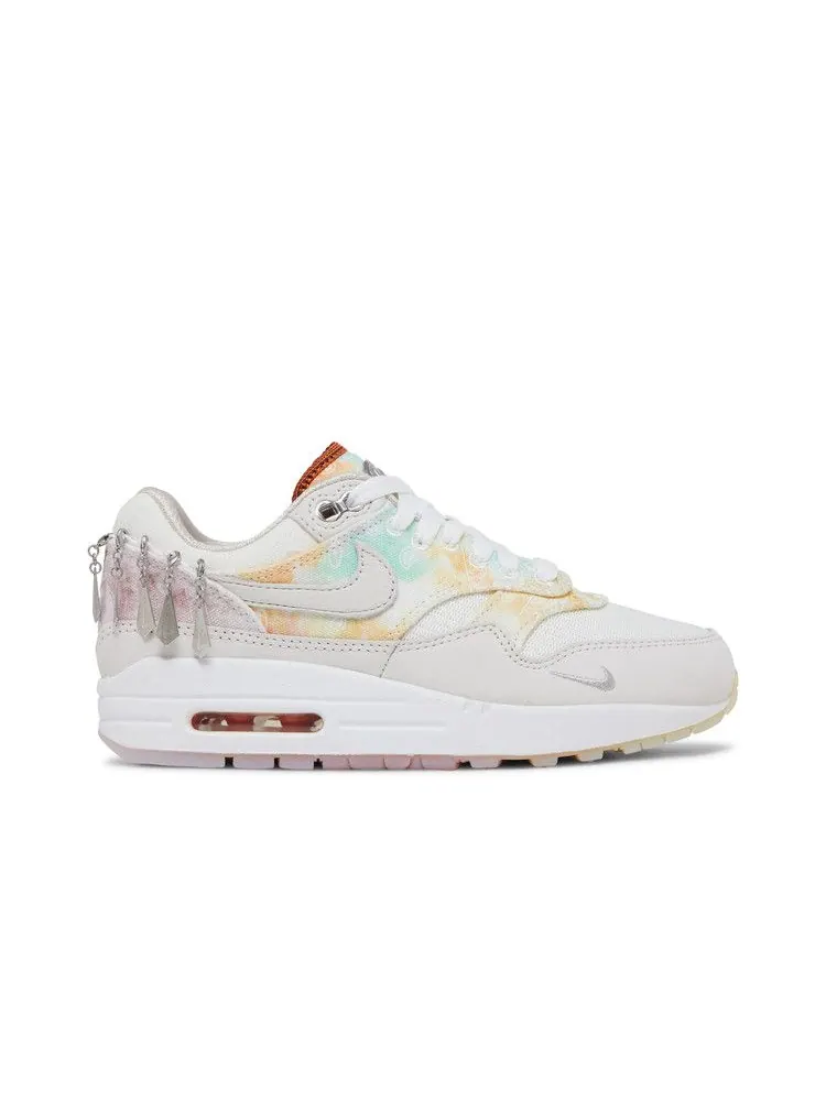 Кроссовки Nike Wmns Air Max 1 '87 'Metal Charms' — изображение 2 из 9, белый/белый