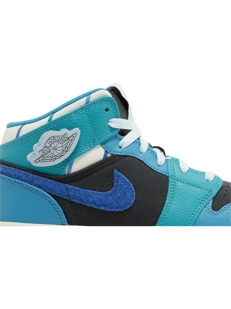 Кроссовки Air Jordan 1 Mid GS 'Inspired By The Greatest' — изображение 2 из 4, синий
