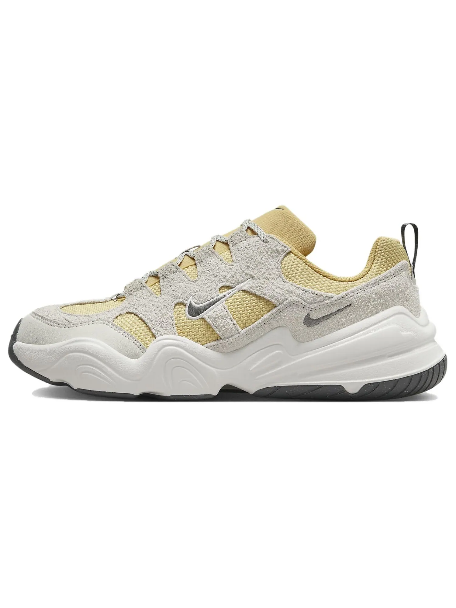 Кроссовки Nike Tech Hera Lifestyle — изображение 1 из 8, серый/желтый