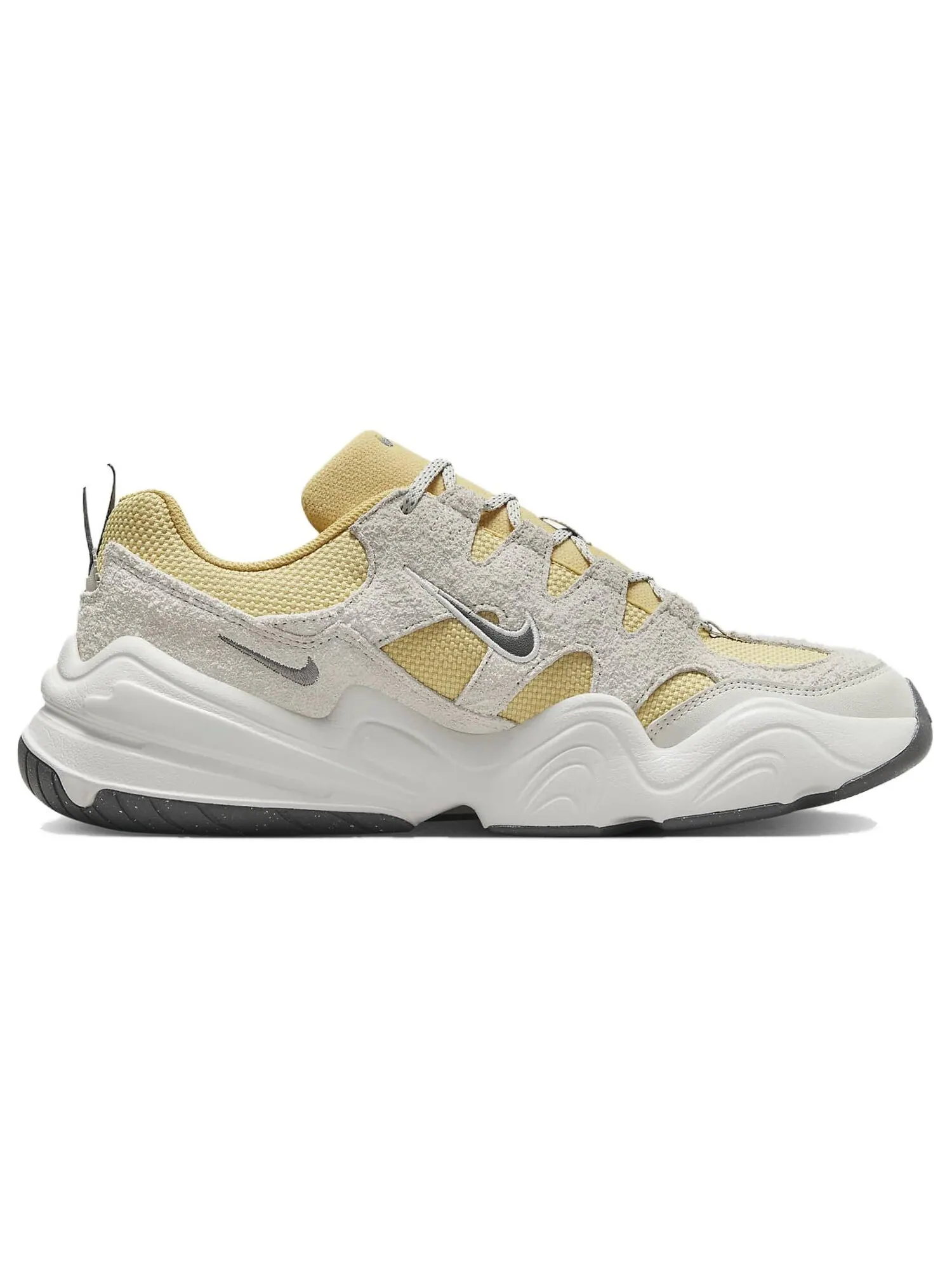 Кроссовки Nike Tech Hera Lifestyle — изображение 4 из 8, серый/желтый