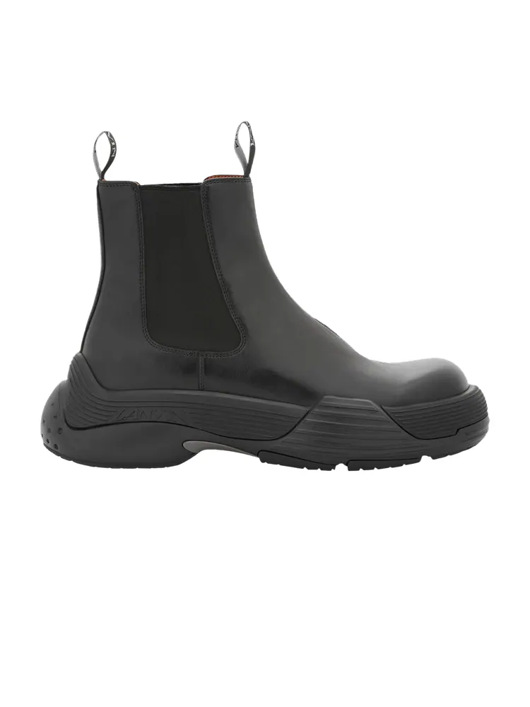 Ботинки Lanvin Flash-X Bold Leather Boot 'Black' — изображение 1 из 1, черный