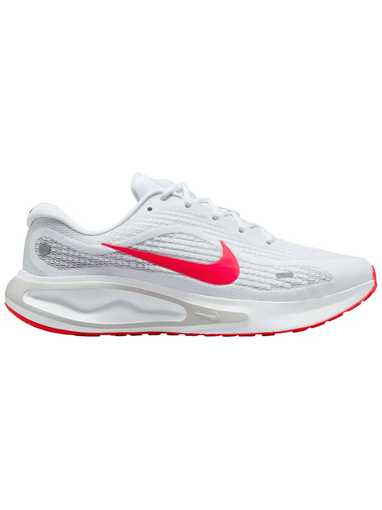 Кроссовки Nike Journey Run 'White Bright Crimson Wolf Grey' — изображение 1 из 1, белый