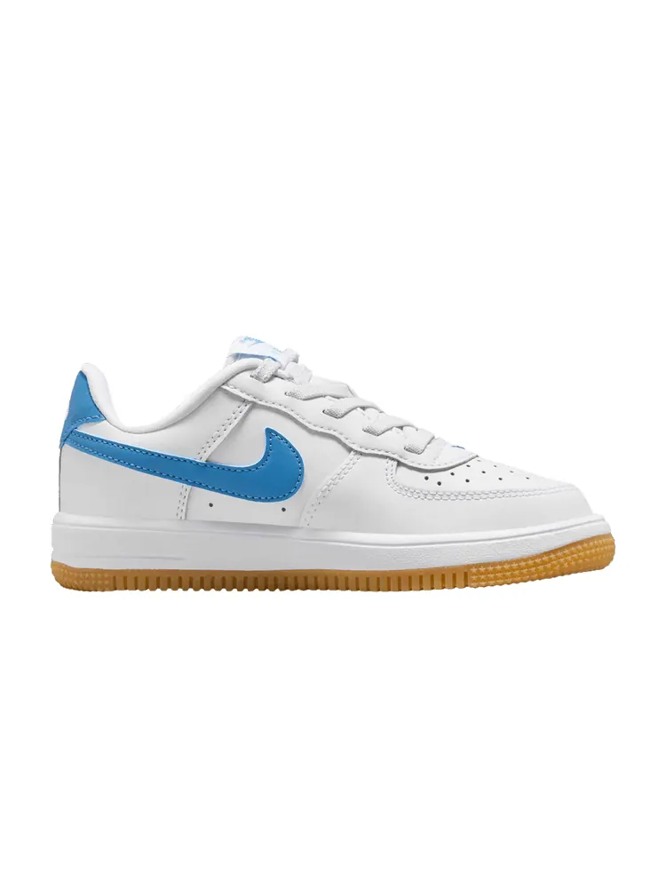 Кроссовки Nike Force 1 Low EasyOn PS 'White Blue Beyond Gum' — изображение 1 из 1