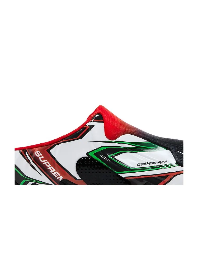 Сабо Supreme x Clogposite 'White Gym Red Green' — изображение 2 из 8, белый красный зеленый
