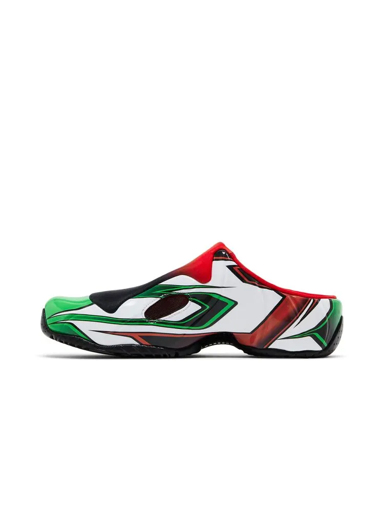 Сабо Supreme x Clogposite 'White Gym Red Green' — изображение 3 из 8, белый красный зеленый