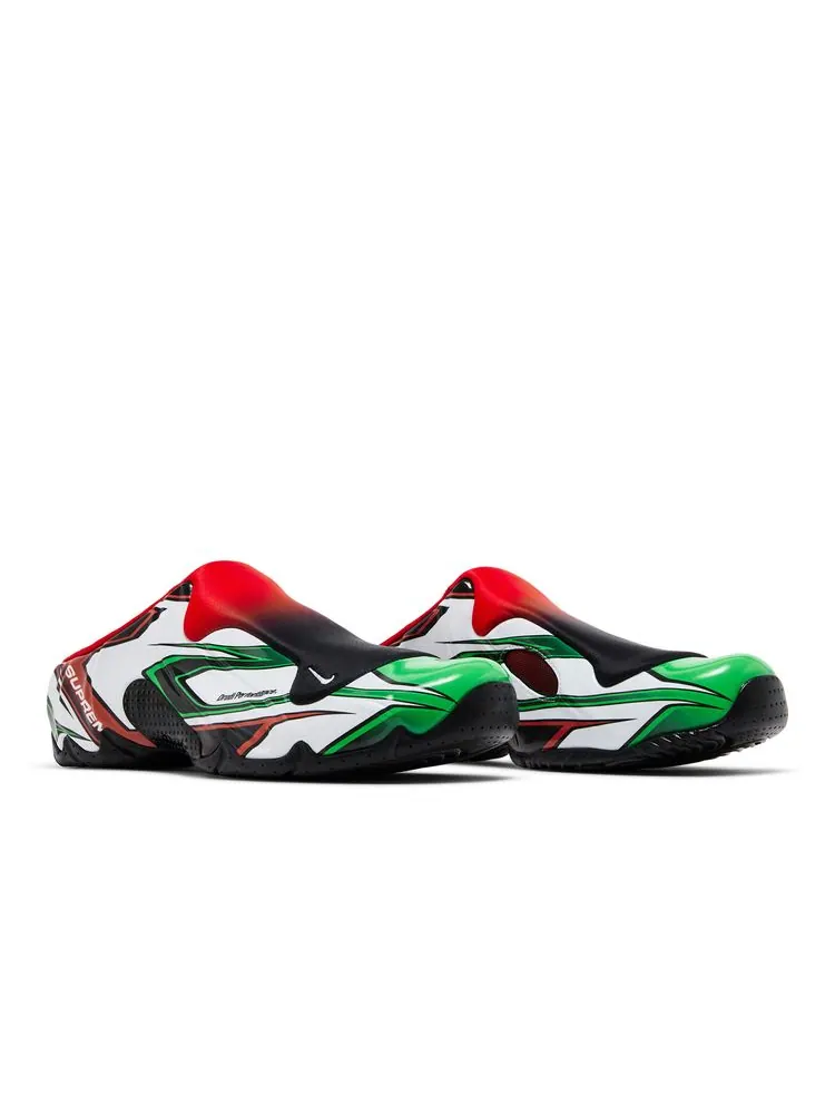 Сабо Supreme x Clogposite 'White Gym Red Green' — изображение 8 из 8, белый красный зеленый