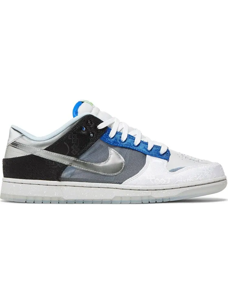 Кроссовки CLOT x Dunk Low SP 'What The' With Trading Card — изображение 1 из 4, мульти