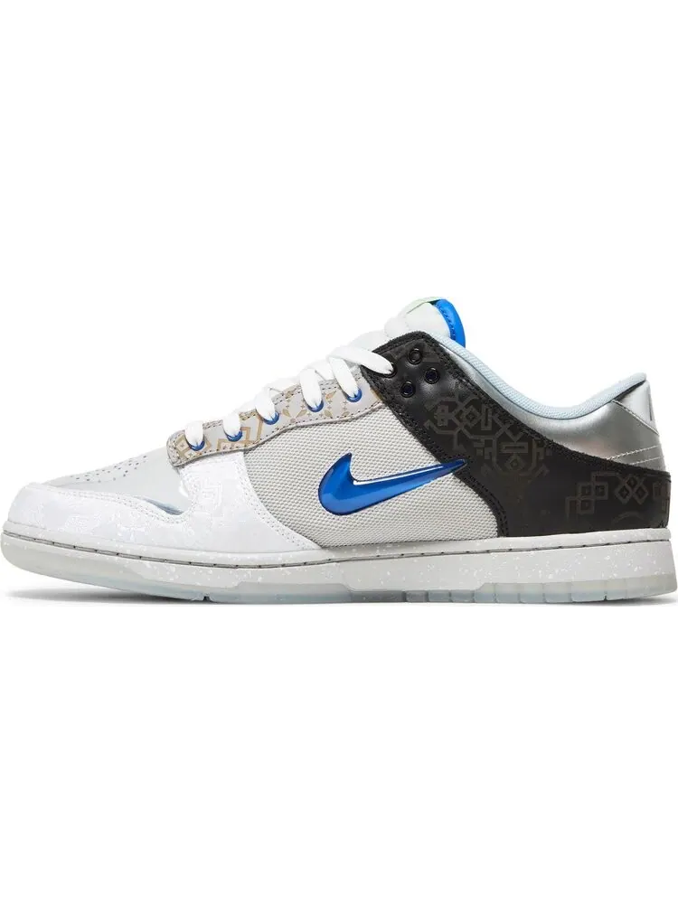Кроссовки CLOT x Dunk Low SP 'What The' With Trading Card — изображение 3 из 4, мульти