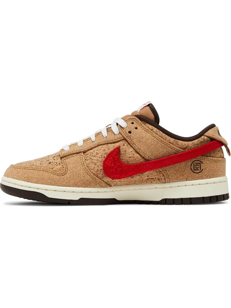 Кроссовки CLOT x Dunk Low SP 'Cork' — изображение 3 из 4, коричневый