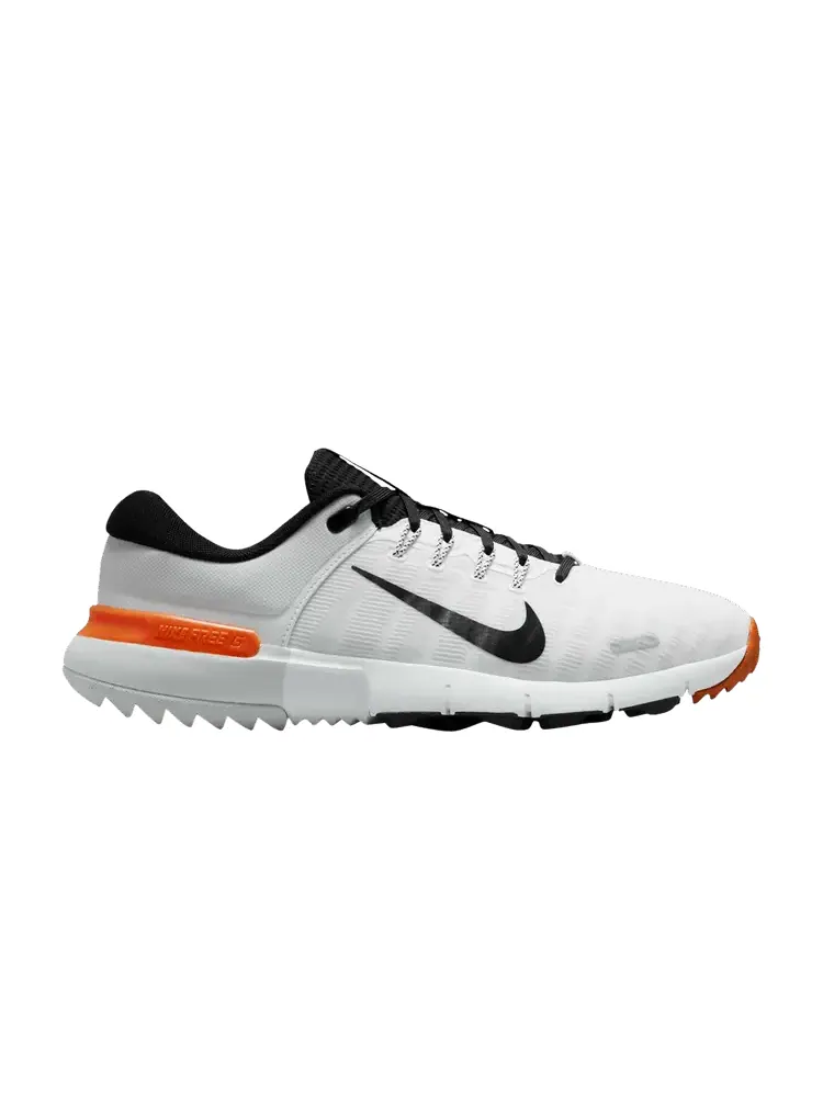 Кроссовки Free Golf Next Nature 'White Safety Orange Black' — изображение 1 из 1, белый оранжевый черный