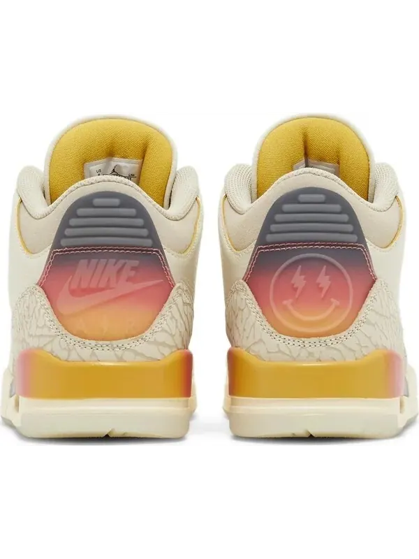 J. Balvin x Air Jordan 3 Retro «Medellín Sunset», крем — изображение 6 из 9, бежевый
