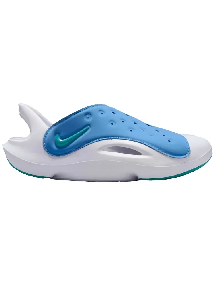 Сандалии Nike Aqua Swoosh Sandal PS 'Blue Beyond' — изображение 1 из 1, синий