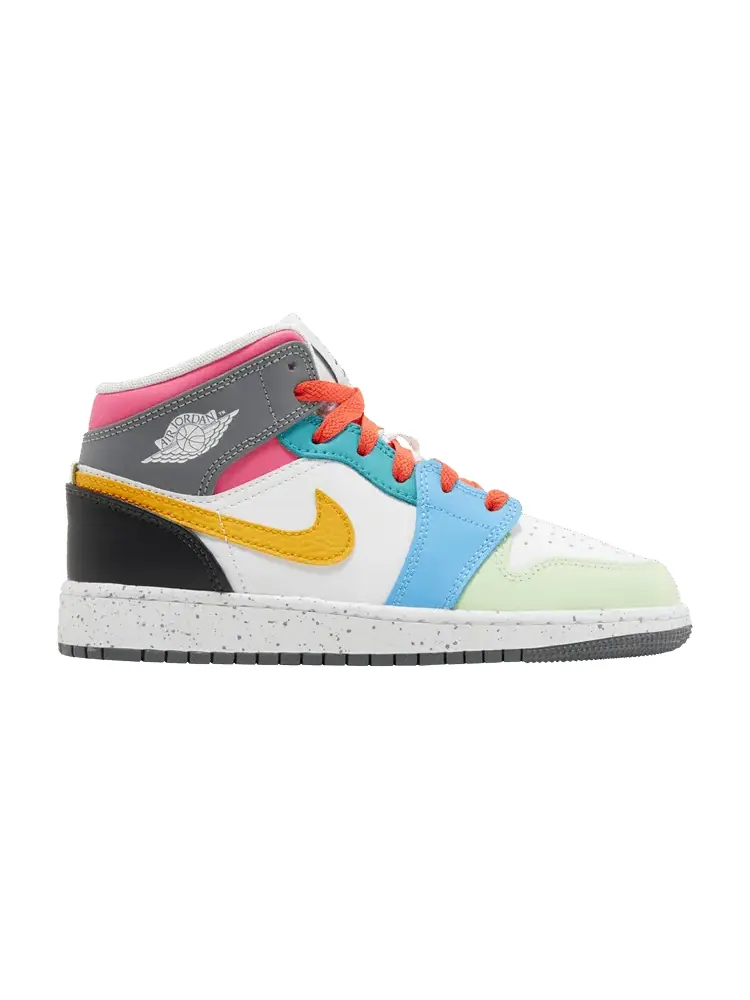 Кроссовки Air Jordan Air Jordan 1 Mid SE GS 'Multi-Color' — изображение 1 из 9