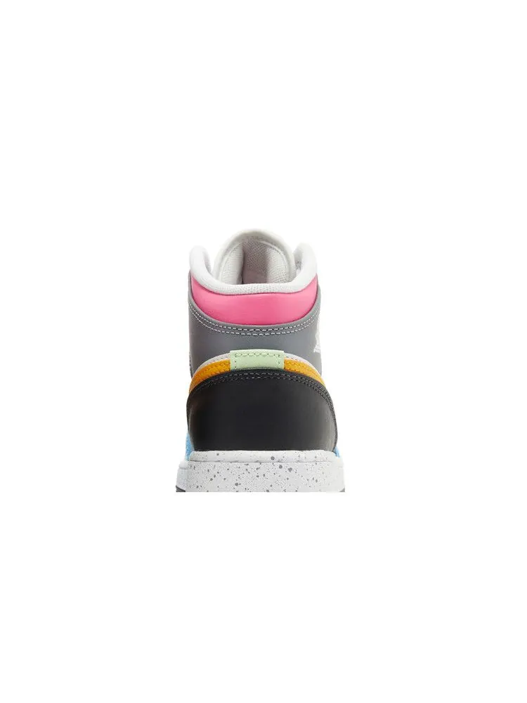Кроссовки Air Jordan Air Jordan 1 Mid SE GS 'Multi-Color' — изображение 8 из 9