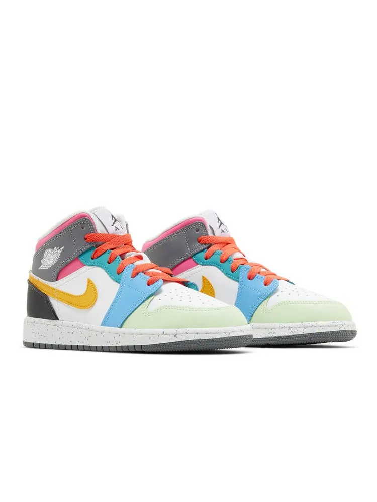 Кроссовки Air Jordan Air Jordan 1 Mid SE GS 'Multi-Color' — изображение 9 из 9
