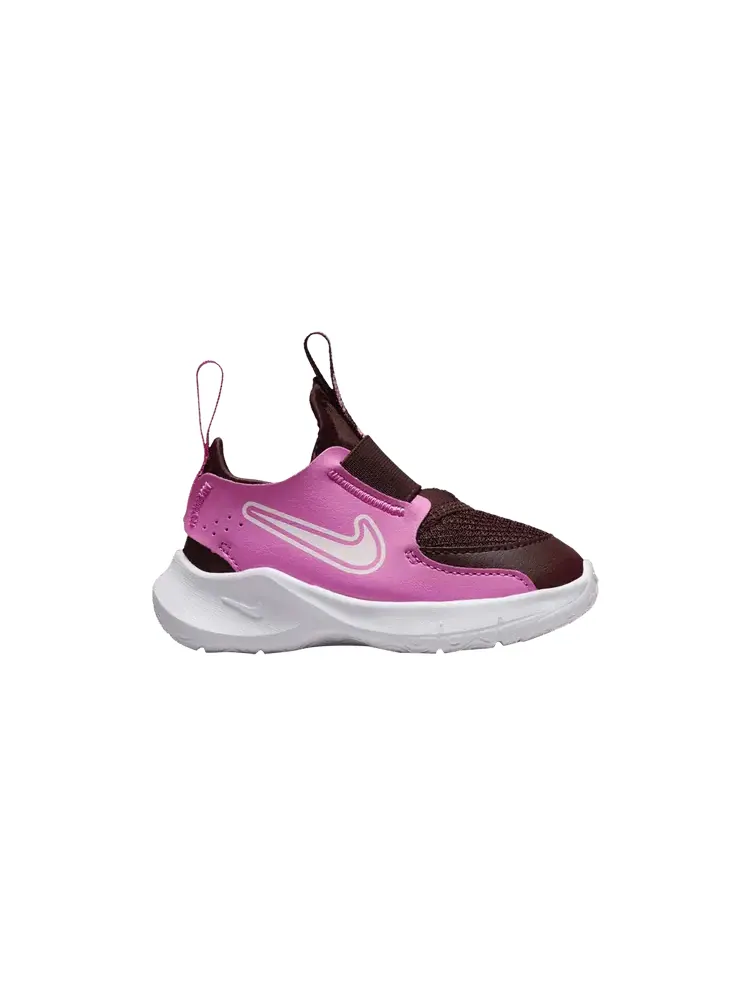 Кроссовки Nike Flex Runner 3 TD Burgundy Crush Playful Pink — изображение 1 из 1, бордовый розовый
