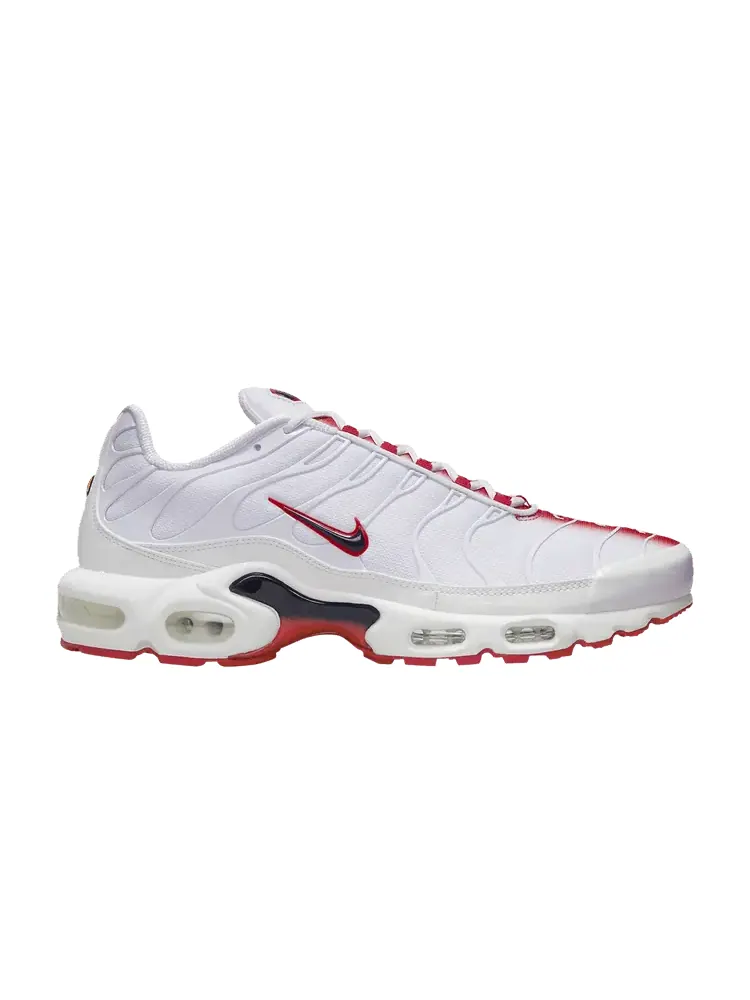 Кроссовки Air Max Plus 'White University Red' — изображение 1 из 1, белый красный