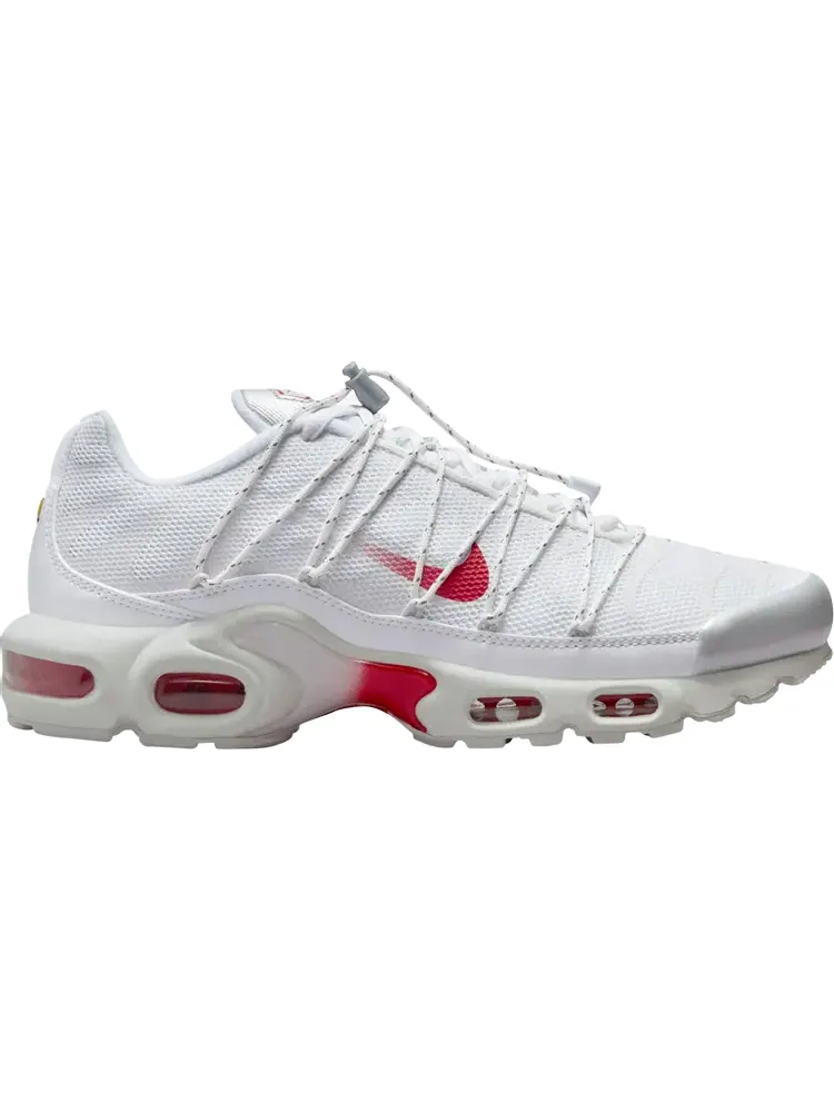 Кроссовки Wmns Air Max Plus Lace Toggle 'White University Red' — изображение 1 из 1, белый